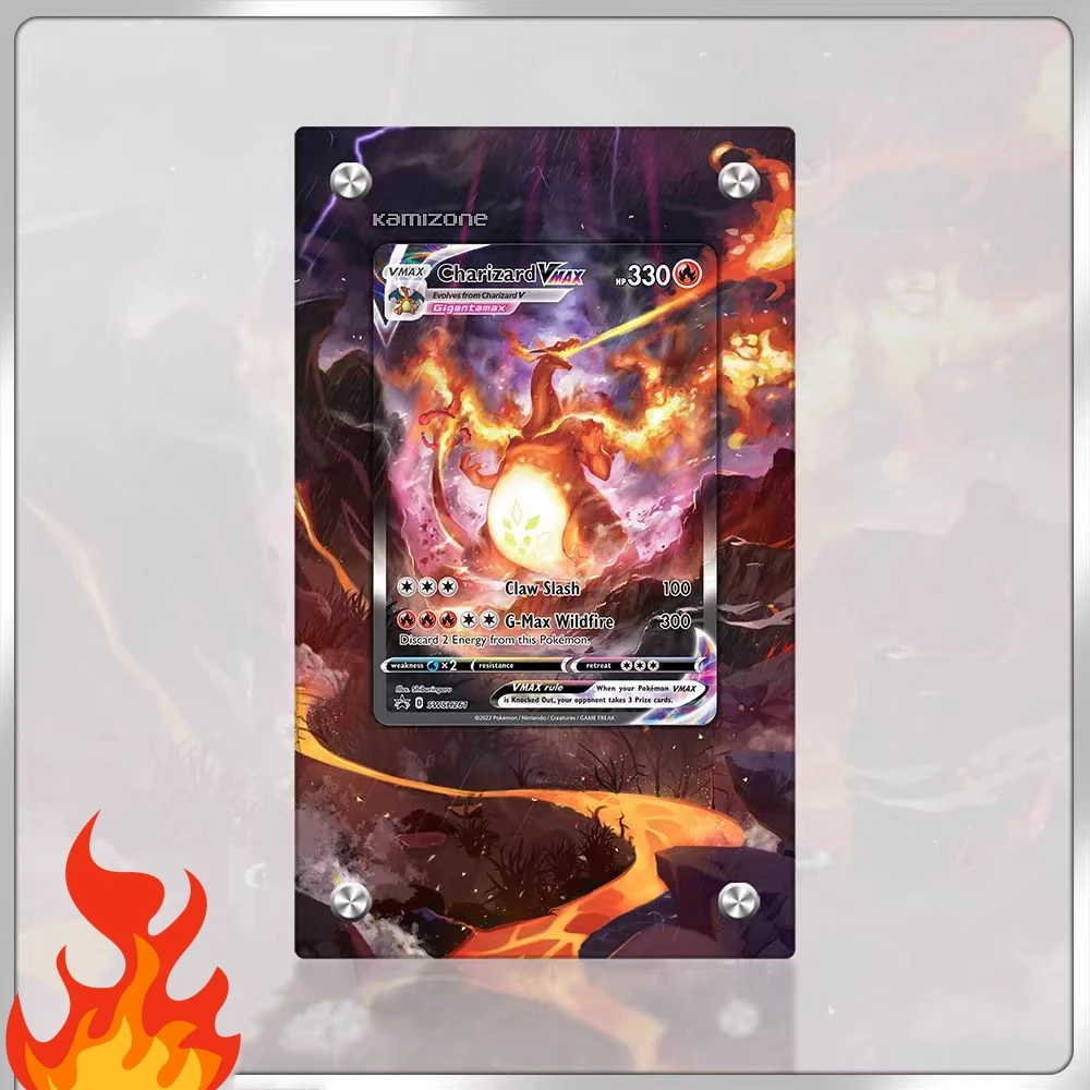 PTCG Pokemon Card японское издание Charizard Vmax расширения Акриловая Карта кирпич Дисплей Стенд не включая карту аниме первая волна
PTCG Pokemon Card японское издание Charizard Vmax расширения Акриловая Карта кирпич Дисплей Стенд не включая карту аниме первая волна