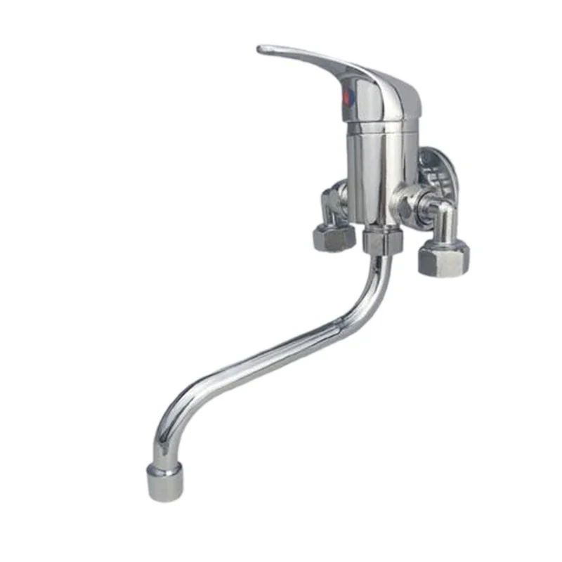 Upgraded Wall Mounted Kitchen Faucet Adjustable Hot & Cold Water Tap 360 Degree Rotating Designs for Your Cooking Space
Upgraded Wall Mounted Kitchen Faucet Adjustable Hot & Cold Water Tap 360 Degree Rotating Designs for Your Cooking Space