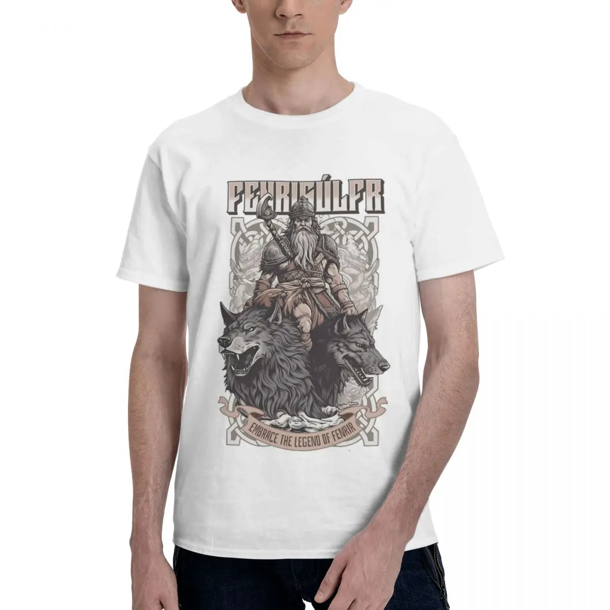 2023 New Arrival Fenrisulfr Fenrir Wolf Viking Warrior T-Shirt 100% Cotton Norse Warrior Streetwear TShirt
2023 New Arrival Fenrisulfr Fenrir Wolf Viking Warrior T-Shirt 100% Cotton Norse Warrior Streetwear TShirt
