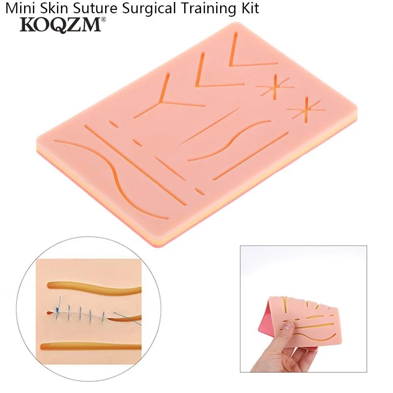 1pc Silicone Skin Pad Suture Training Kit Surgical Wound for Surgeon Medical Practice Training Traumatic For Medical Student
1pc Silicone Skin Pad Suture Training Kit Surgical Wound for Surgeon Medical Practice Training Traumatic For Medical Student