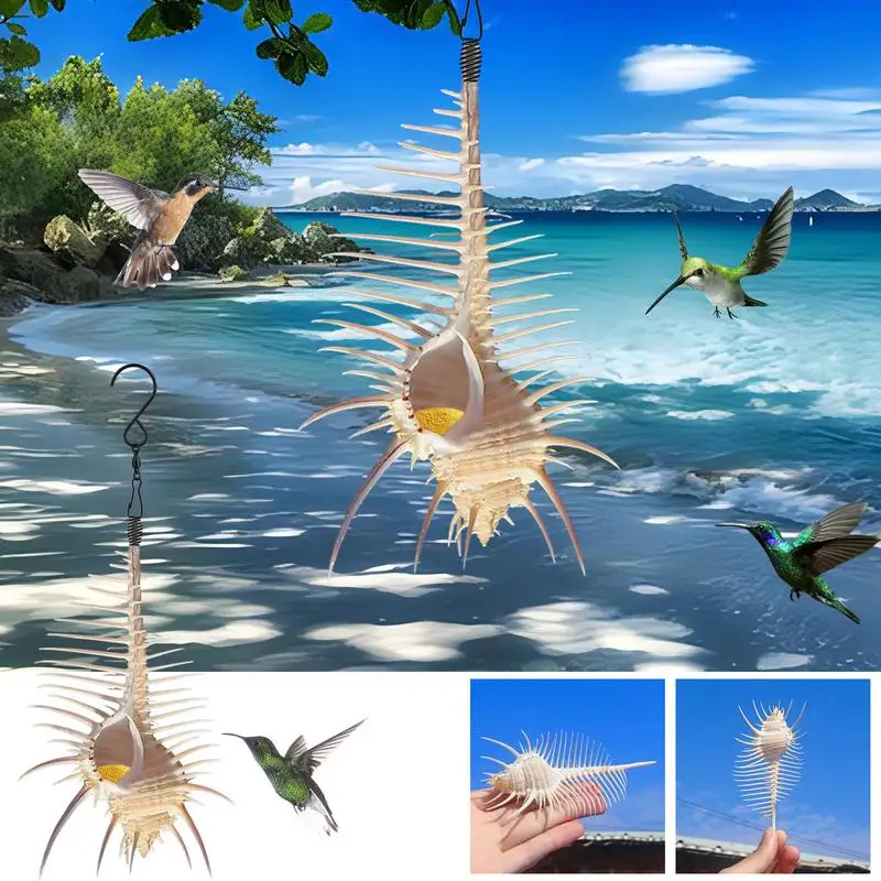 Mini Hummingbird Feeder Conch-Shaped Feeder Hummingbird Mini Garden Outdoors Food Feeder Bowl Bird Home Decor Pet Supplies
Mini Hummingbird Feeder Conch-Shaped Feeder Hummingbird Mini Garden Outdoors Food Feeder Bowl Bird Home Decor Pet Supplies