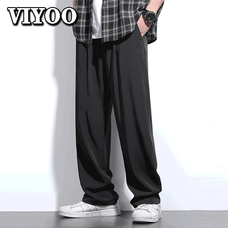 Женская и мужская одежда Y2K, повседневные Черные костюмы с широкими штанинами, брюки, комбинезоны, спортивные брюки, прямые брюки для мужчин 
Женская и мужская одежда Y2K, повседневные Черные костюмы с широкими штанинами, брюки, комбинезоны, спортивные брюки, прямые брюки для мужчин