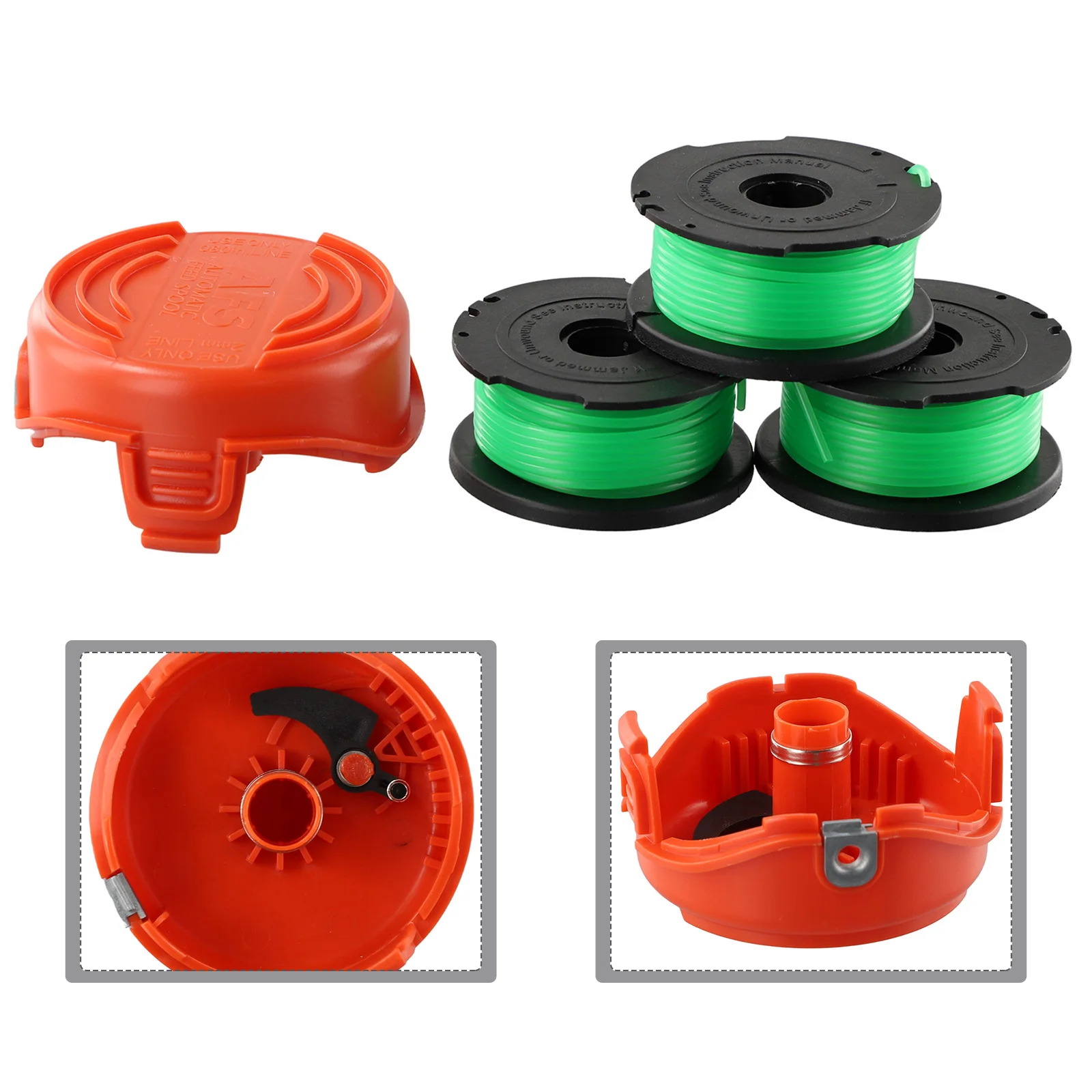 3 шт. в упаковке, катушка для триммера + крышка для Black & Decker GL7033 GL8033 GL9035, сменная деталь для Black & Decker A6482, инструмент Jardin
3 шт. в упаковке, катушка для триммера + крышка для Black & Decker GL7033 GL8033 GL9035, сменная деталь для Black & Decker A6482, инструмент Jardin