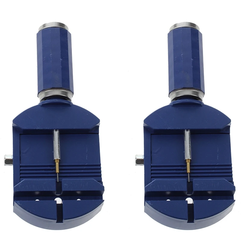 

2X Pen Extractors Watch Tools Bracelet Shorter Blue For Watchband + 3 Pins