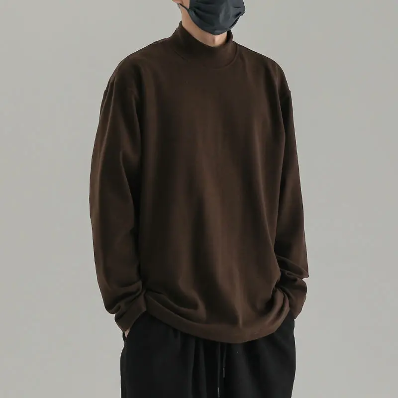 Cozok T-shirts for Men Double-sided German Velvet Long-sleeved Half-turtle Collar Loose Inner Solid Color in Autumn Men's Shirts
Cozok T-shirts for Men Double-sided German Velvet Long-sleeved Half-turtle Collar Loose Inner Solid Color in Autumn Men's Shirts