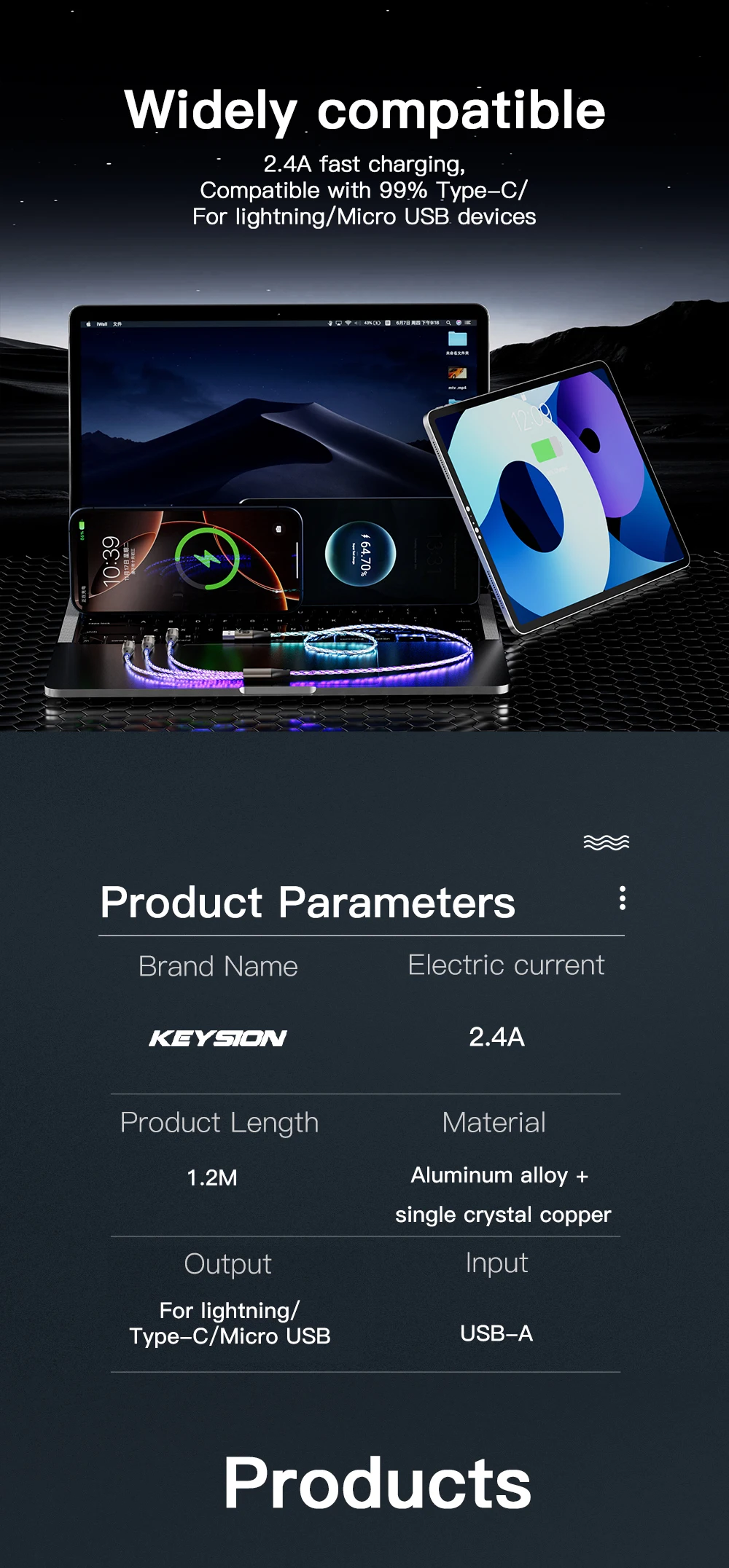 Cable USB 3 en 1 con luz LED RGB gradiente de luz Micro USB Cable tipo C Cable de carga rápida para iPhone Samsung Xiaomi OPPO 12 Cable USB 3 en 1 con luz LED RGB Cable USB 3 en 1 con luz LED RGB gradiente de luz Micro USB Cable tipo C Cable de carga rápida para iPhone Samsung Xiaomi OPPO » Cable USB 3 en 1 con luz LED RGB