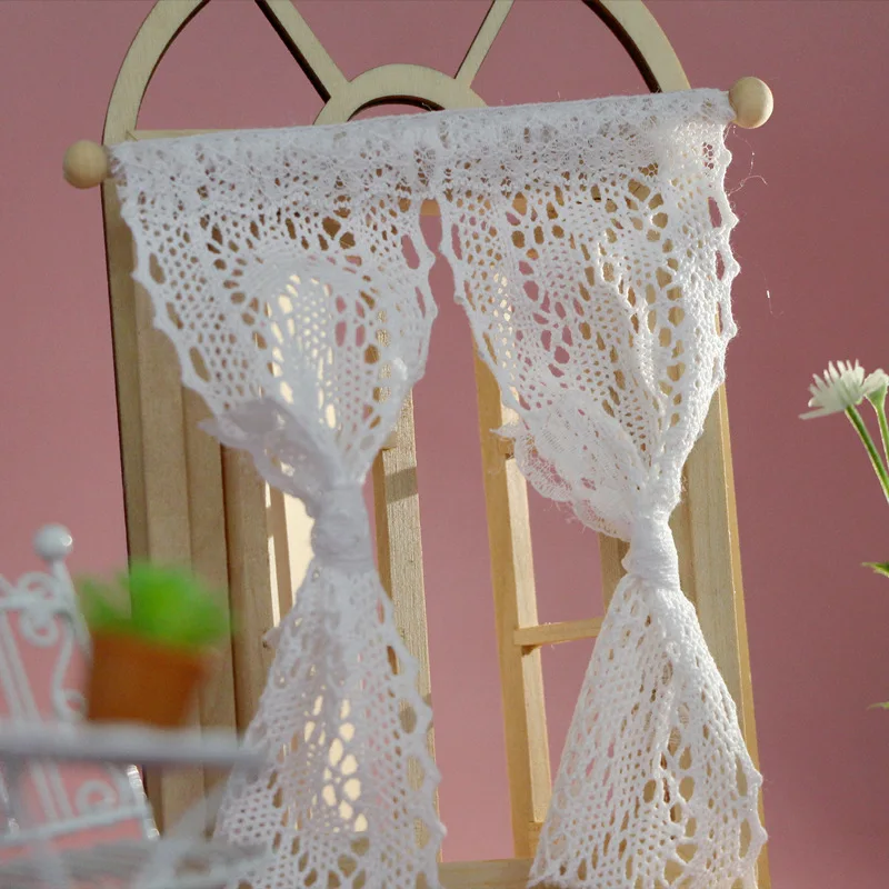 Miniatures Lace Cotton Window/Door Curtain Model For 1:12 Dollhouse Bedroom Furniture Decor Accessories Kid Toy
Miniatures Lace Cotton Window/Door Curtain Model For 1:12 Dollhouse Bedroom Furniture Decor Accessories Kid Toy