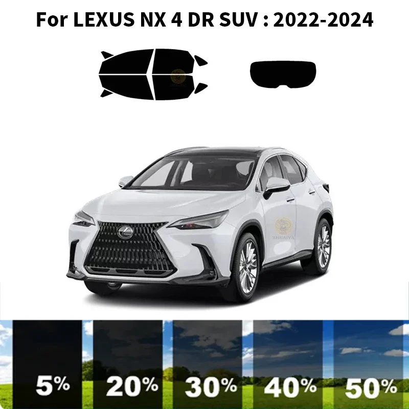 Precut nanoceramics car UV Window Tint Kit Automotive Window Film For LEXUS NX 4 DR SUV 2022-2024
Precut nanoceramics car UV Window Tint Kit Automotive Window Film For LEXUS NX 4 DR SUV 2022-2024