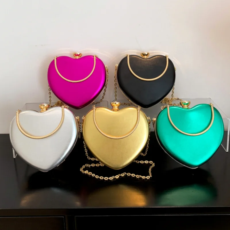 Patent Leather Handbags for Women 2023 New Fashion Cute Heart Bag Chain Sweet Candy Colors Small Crossbody Shoulder Bag Ladies
Patent Leather Handbags for Women 2023 New Fashion Cute Heart Bag Chain Sweet Candy Colors Small Crossbody Shoulder Bag Ladies