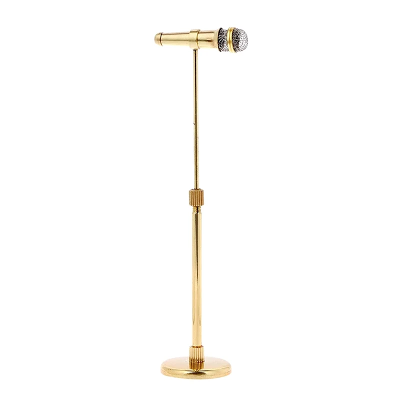 3.15-5.12Inch Adjustable Miniature Microphone Mini Musical Instrument Model 1:12 Dollhouse Display Home Decoration
3.15-5.12Inch Adjustable Miniature Microphone Mini Musical Instrument Model 1:12 Dollhouse Display Home Decoration
