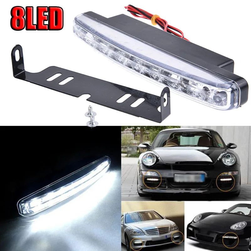 1pc Super White 12V 8 LEDs Auto Car Daytime Running Lights 6000K Fog Lamps Car Driving Light Lamp Accessories
1pc Super White 12V 8 LEDs Auto Car Daytime Running Lights 6000K Fog Lamps Car Driving Light Lamp Accessories