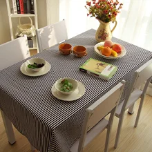 Cotton Tablecloths, Waterproof Table Covers Black And White Stripes Black White Dining Table Coffee Table Deco
Cotton Tablecloths, Waterproof Table Covers Black And White Stripes Black White Dining Table Coffee Table Deco