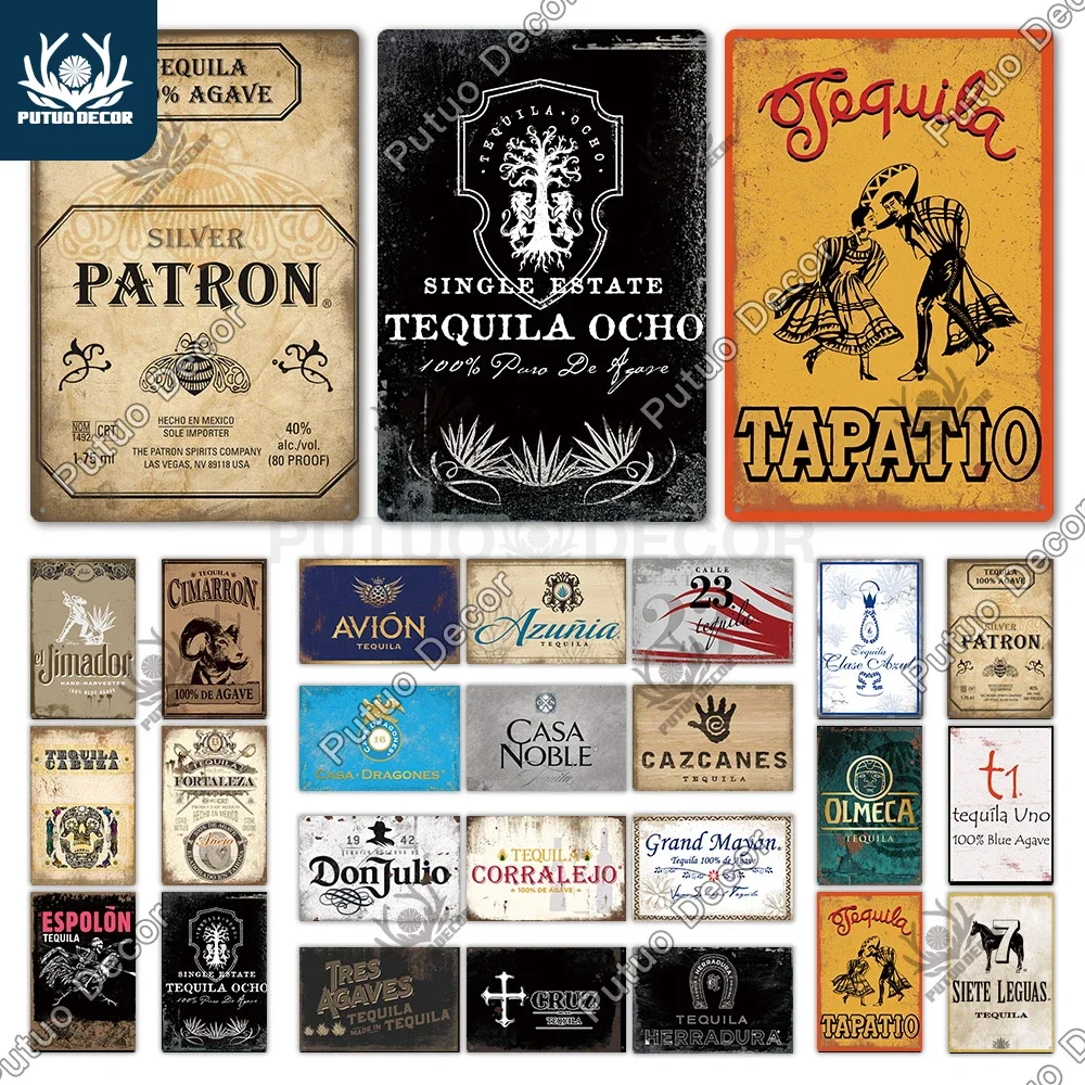 Putuo Decor Tequila Tin Sign Metal Sign Decorative Vintage Decor Plaque Bar Pub Man Cave Club Room Home Wall Decoration
Putuo Decor Tequila Tin Sign Metal Sign Decorative Vintage Decor Plaque Bar Pub Man Cave Club Room Home Wall Decoration
