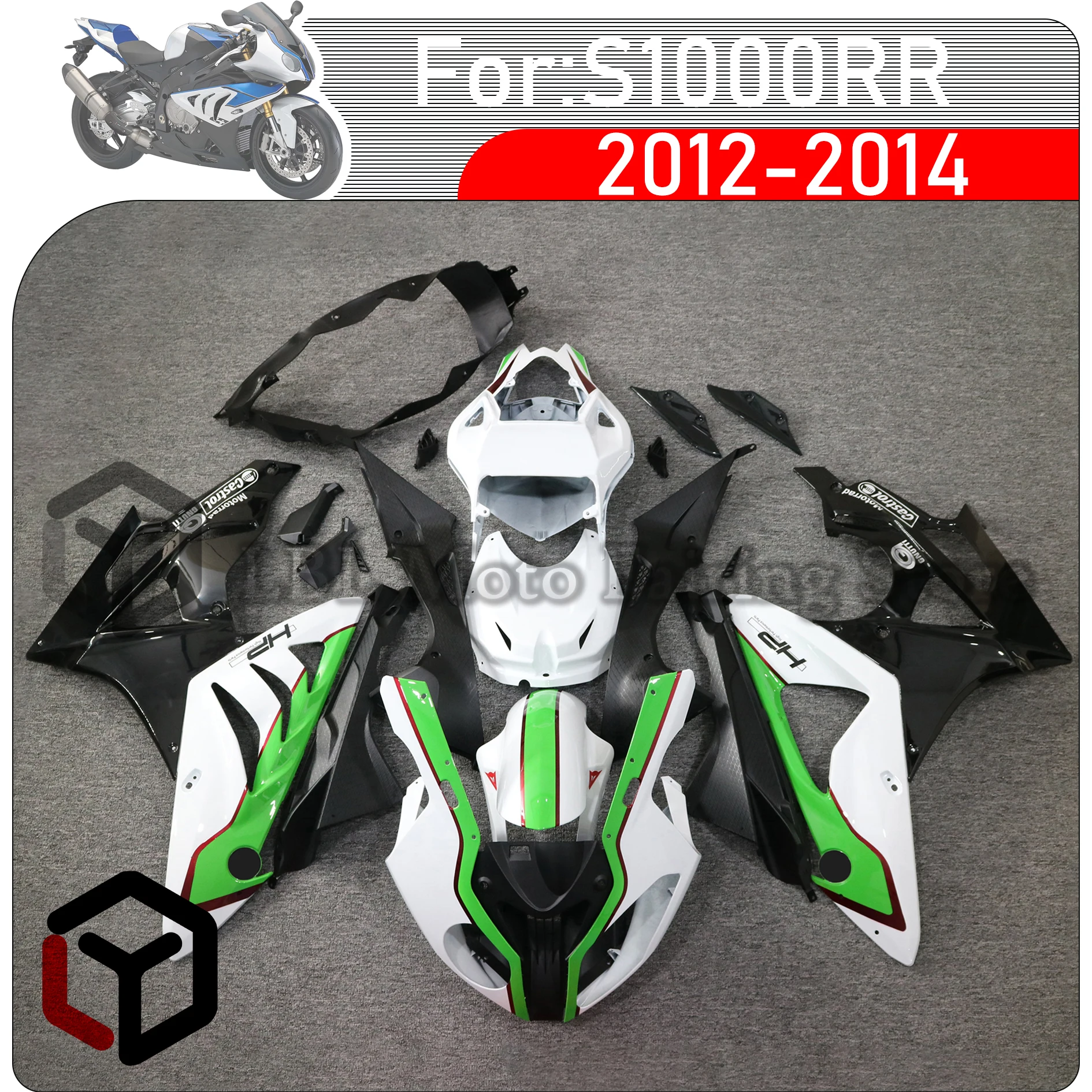 

Motorcycle Fairings Kit Fit For BMW S 1000RR S1000 RR S1000RR 2012-2014 Bodywork Set High Quality ABS Injection Full Fairing