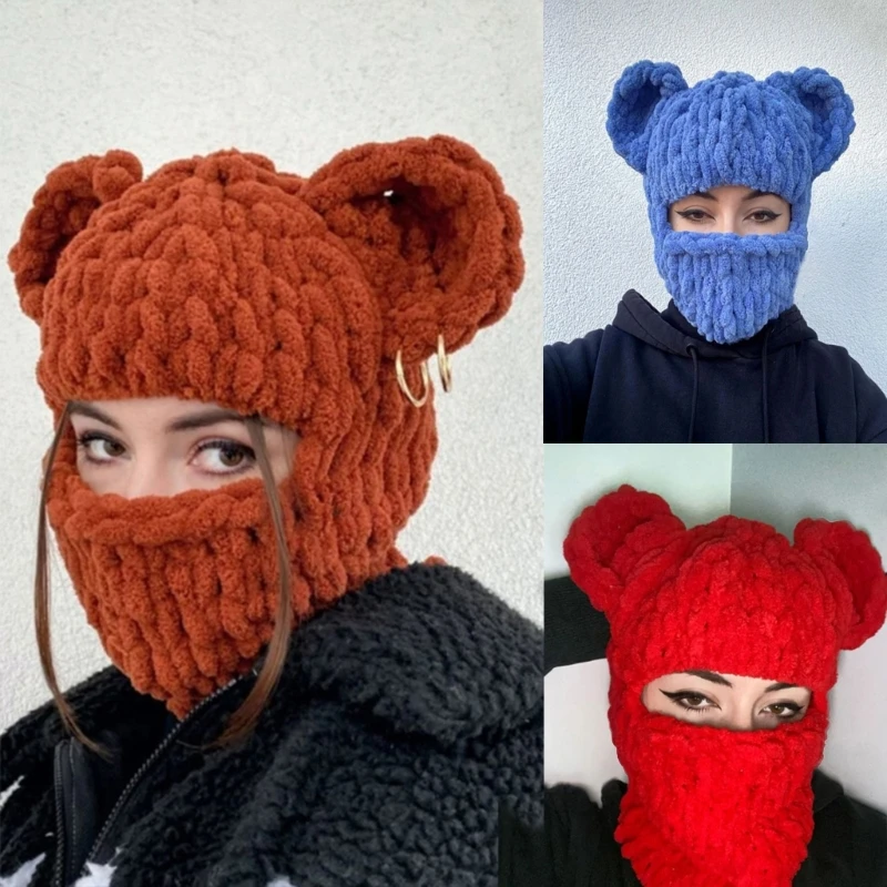 Halloween Balaclava Bear Ear Hat Scarf Bear Ear Balaclava Masquerade Halloween Party Hat Funny Hooded Beanie Mask
Halloween Balaclava Bear Ear Hat Scarf Bear Ear Balaclava Masquerade Halloween Party Hat Funny Hooded Beanie Mask
