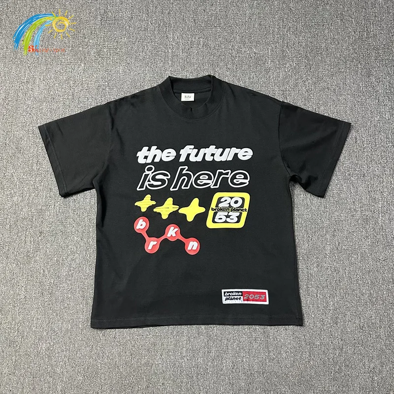 Puff Letters Logo Print Broken Planet T-Shirt Men Women 1:1 Tags Casual Fashion Tee Tops Black Oversized T Shirt Inside Tags
Puff Letters Logo Print Broken Planet T-Shirt Men Women 1:1 Tags Casual Fashion Tee Tops Black Oversized T Shirt Inside Tags