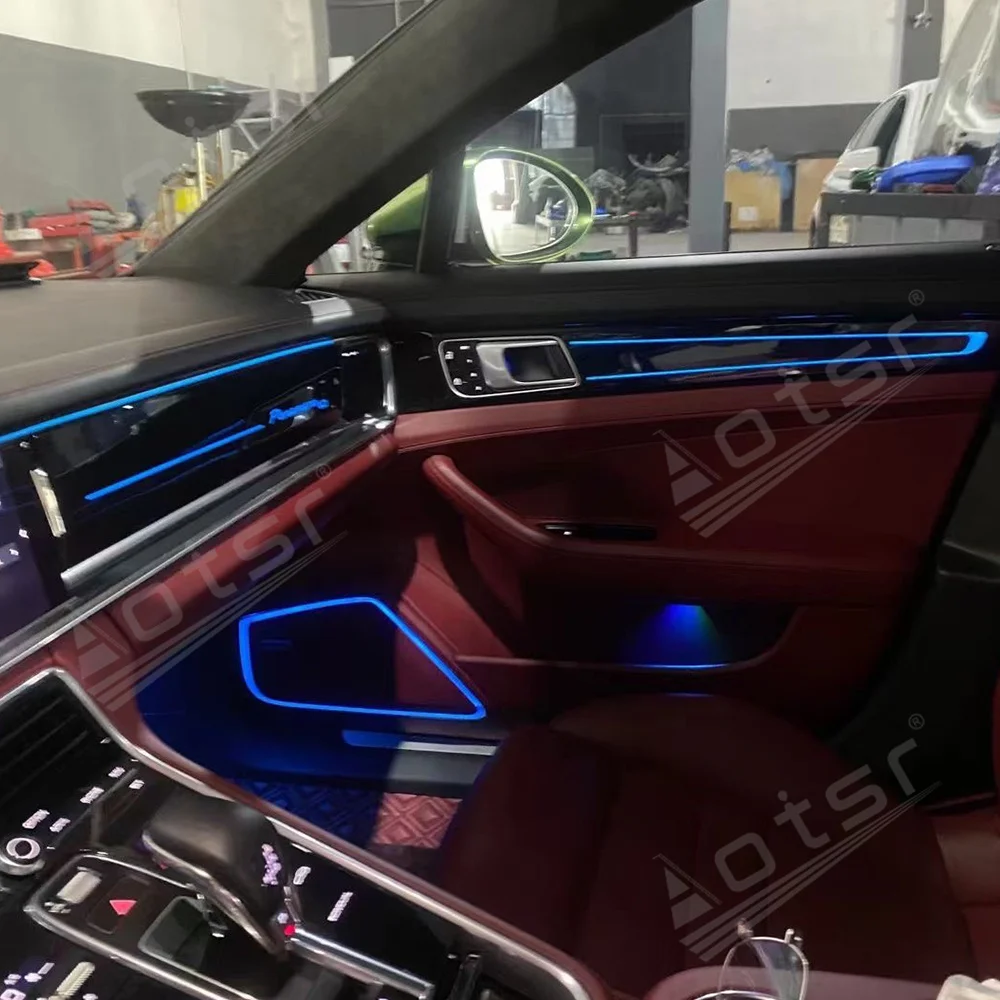 Автомобильная окружающая лампа, светильник для Porsche Panamera Cayenne, светодиодные Контурные лампы, сменные цвета, украшение интерьера
Автомобильная окружающая лампа, светильник для Porsche Panamera Cayenne, светодиодные Контурные лампы, сменные цвета, украшение интерьера