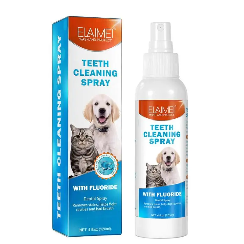 Dental Spray For Pets Dog Dental Formula Breath Spray 4.2oz Dog Teeth Cleaning Spray Targets Tartar Build-Up Eliminates Bad
Dental Spray For Pets Dog Dental Formula Breath Spray 4.2oz Dog Teeth Cleaning Spray Targets Tartar Build-Up Eliminates Bad