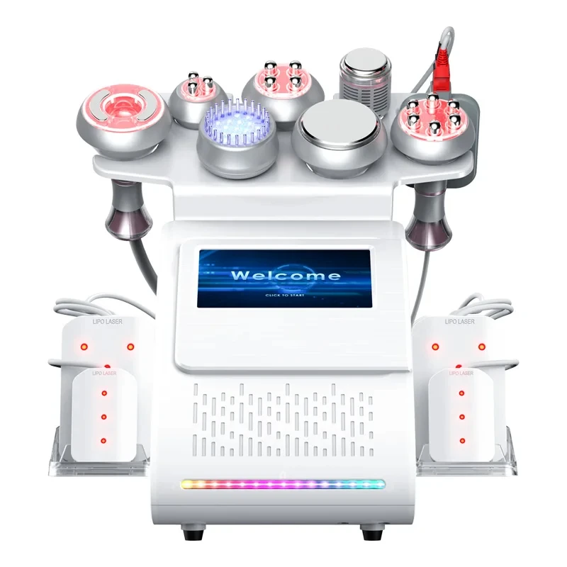 

The Latest 9 In 1 80k Ultrasonic Cavitation Vacuum RF Laser Weight Loss Machine Suitable Body Sculpting Machine 2024