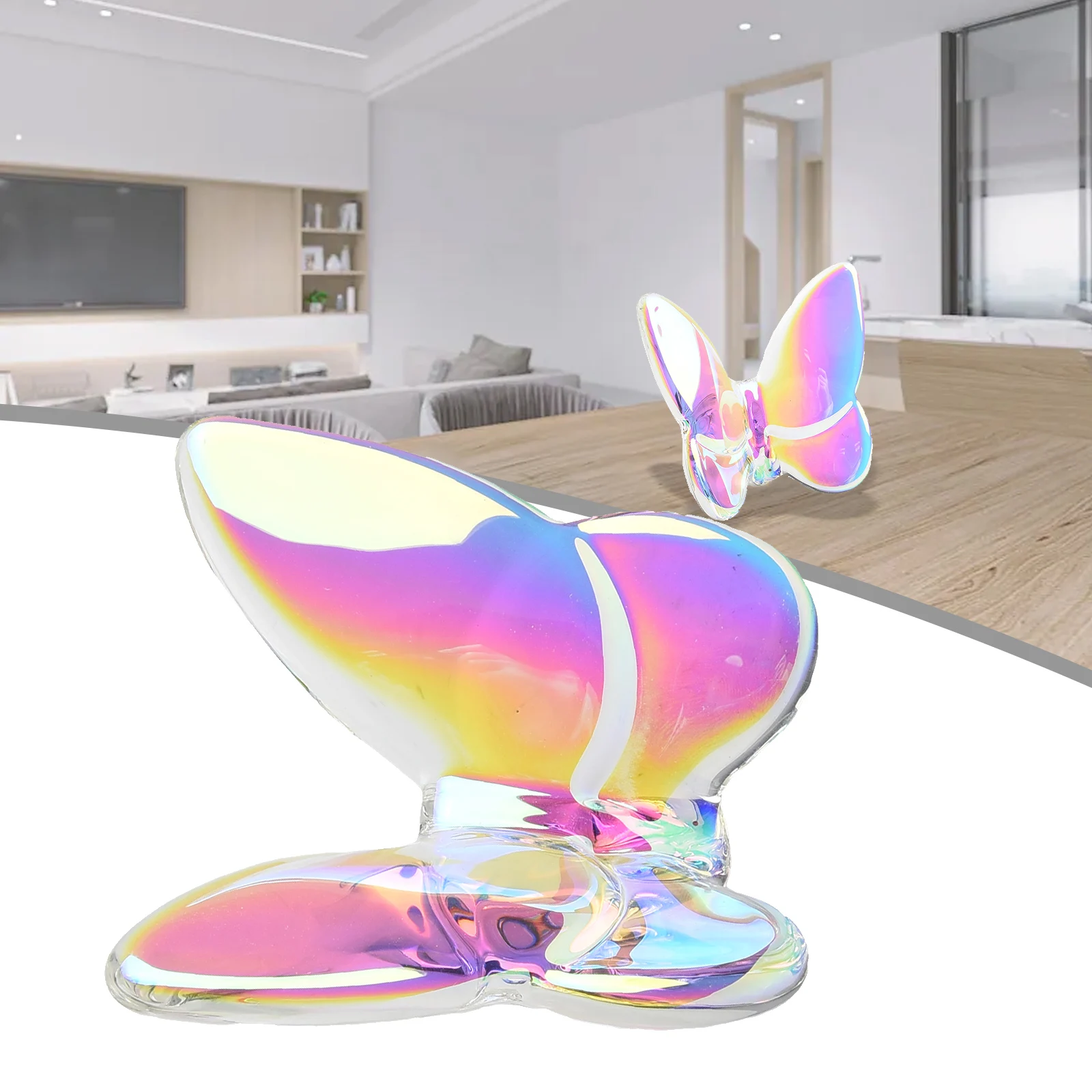 1PCS Luxury Crystal Butterfly Nordic Transparent Crystal Butterfly Ornament Creative Wedding Gift Glass Crystal Lucky Butterfly
1PCS Luxury Crystal Butterfly Nordic Transparent Crystal Butterfly Ornament Creative Wedding Gift Glass Crystal Lucky Butterfly