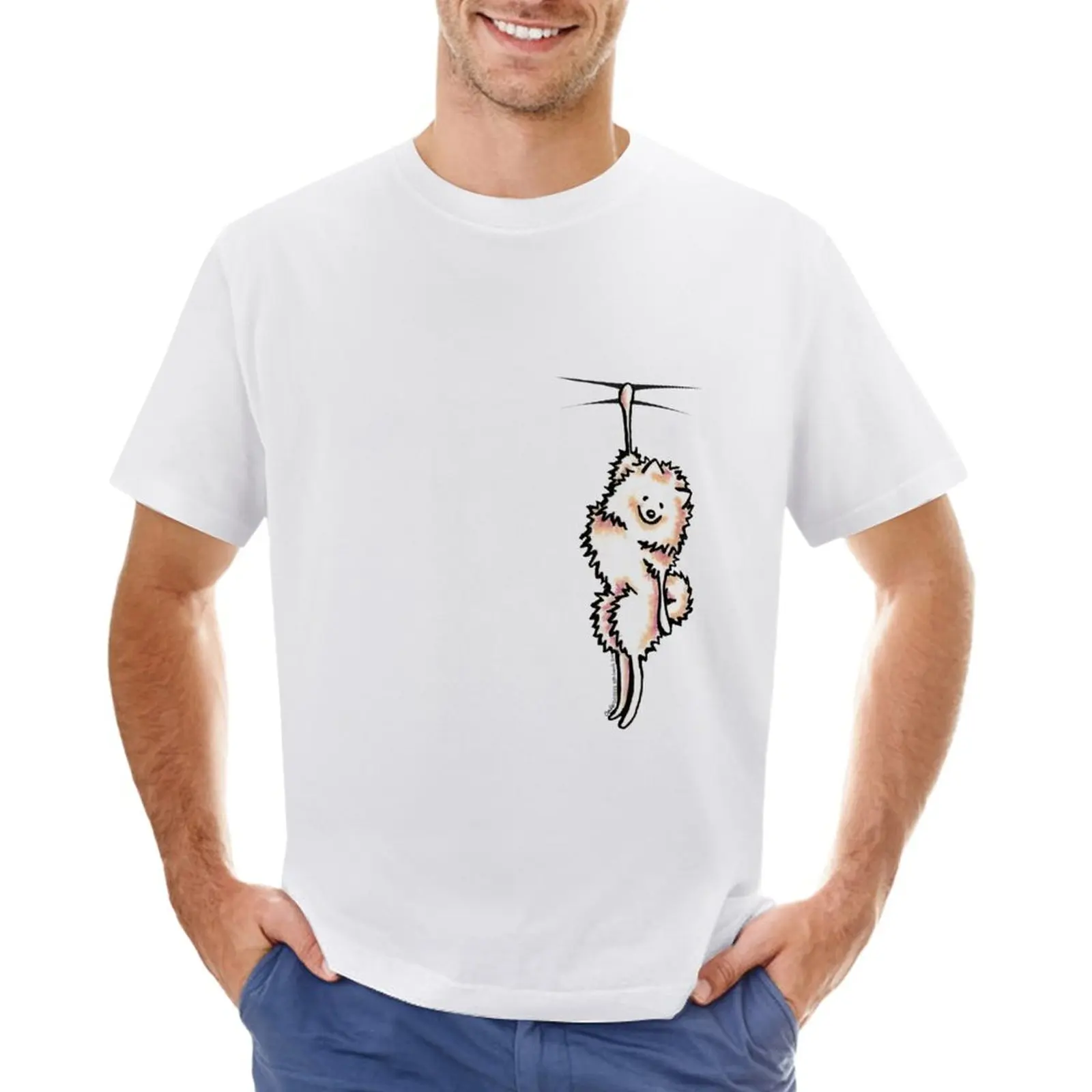 Clingy White Pomeranian T-Shirt cute clothes for a boy customizeds sweat shirts, men
Clingy White Pomeranian T-Shirt cute clothes for a boy customizeds sweat shirts, men