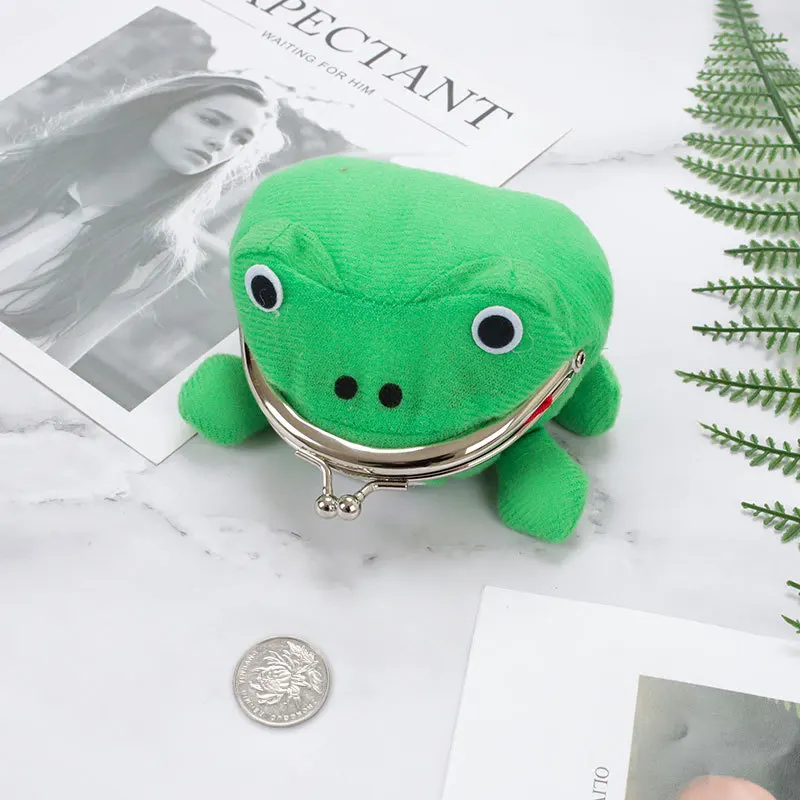 Wholesale Anime Frog Coin Purse Keychain Cute Cartoon Flannel Wallet Key Coin holder Cosplay Plush Toy School Prize Gift
Wholesale Anime Frog Coin Purse Keychain Cute Cartoon Flannel Wallet Key Coin holder Cosplay Plush Toy School Prize Gift