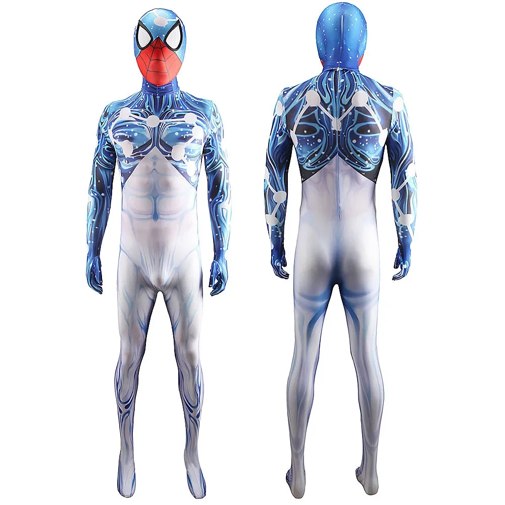 

Cosmic Spiderman Cosplay Costume Superhero Star Spiderman Spandex Zentai Suits Bodysuit Jumpsuit Halloween Costume Adult Kids