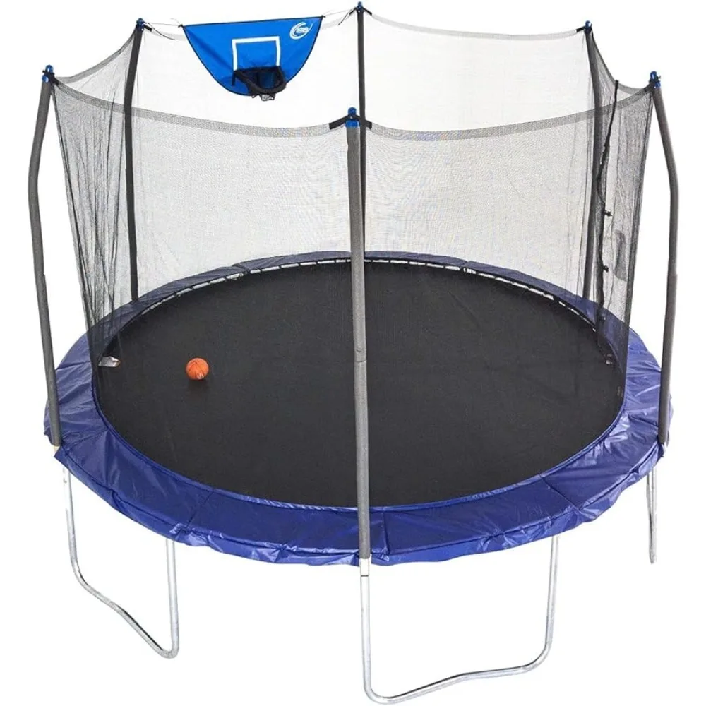 Trampoline 8/12 FT, Round Outdoor Trampoline for Kids with Enclosure Net, Basketball Hoop,800 LBS Weight Capacity Trampolines
Trampoline 8/12 FT, Round Outdoor Trampoline for Kids with Enclosure Net, Basketball Hoop,800 LBS Weight Capacity Trampolines