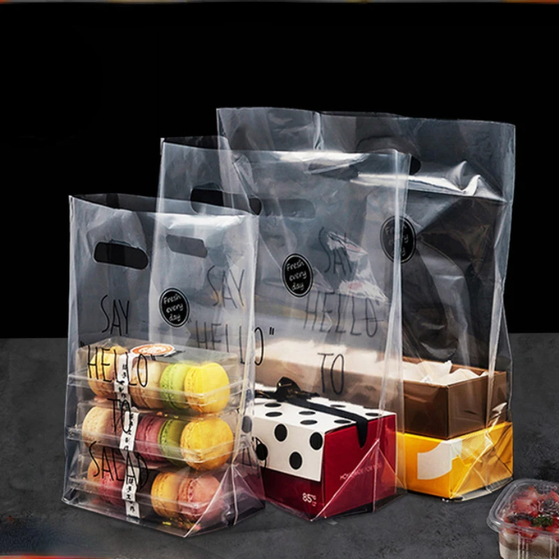 50 Pieces Bread Tote Bags Dessert Packaging Baking Cake Packaging Bags Leisure Food Dessert Shops Food Grade Plastic Packaging
50 Pieces Bread Tote Bags Dessert Packaging Baking Cake Packaging Bags Leisure Food Dessert Shops Food Grade Plastic Packaging