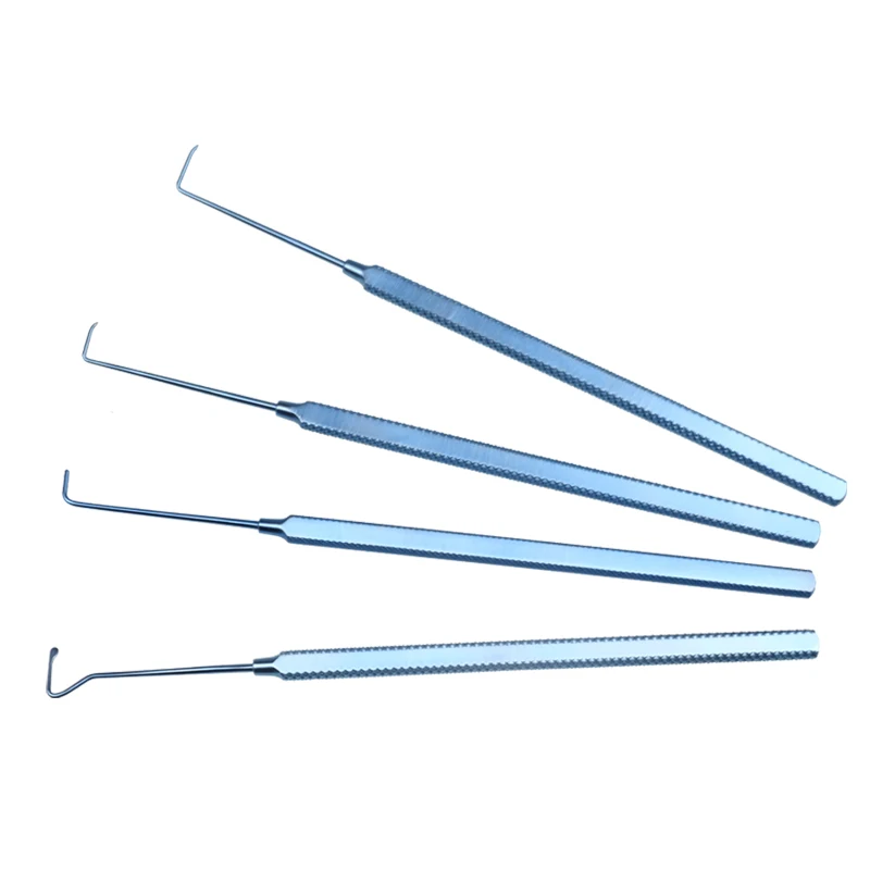 Titanium Alloy Small Large Helveston Finder Hook Muscle Hook Helveston Teaser Hook Ophthalmic Surgical Instrument
Titanium Alloy Small Large Helveston Finder Hook Muscle Hook Helveston Teaser Hook Ophthalmic Surgical Instrument