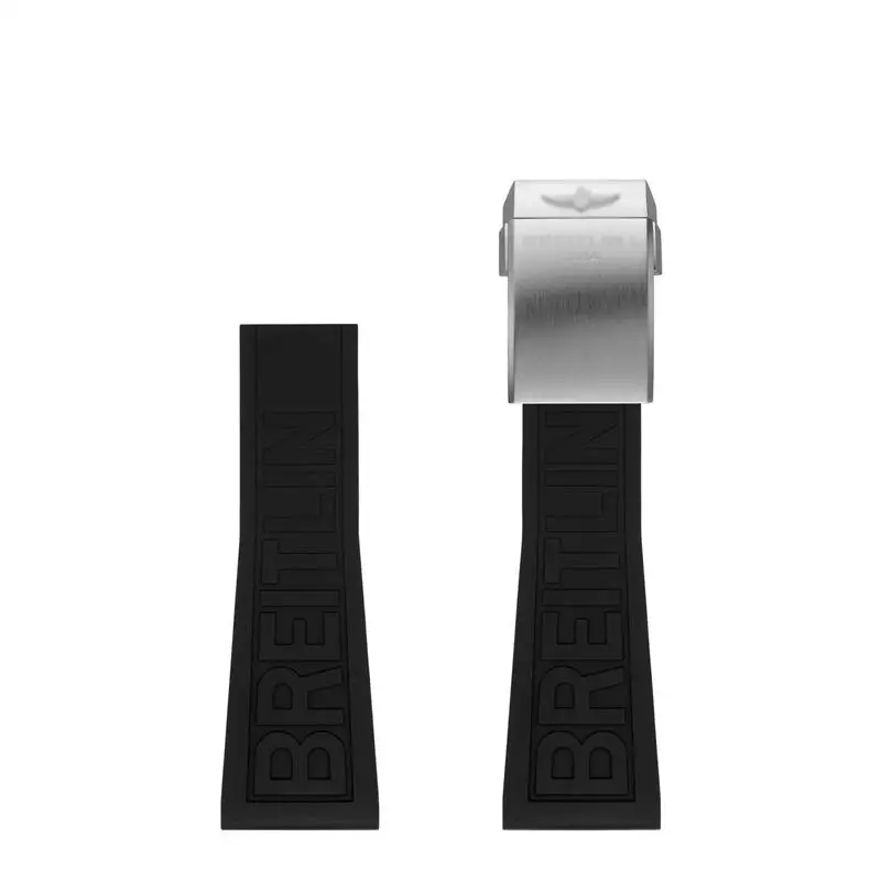 

HAODEE Rubber Watchband With Buckle DIVER PRO Rubber Strap 22mm 24mm For Breitling AVENGER NAVITIMER WORLD Rubber Waterproof