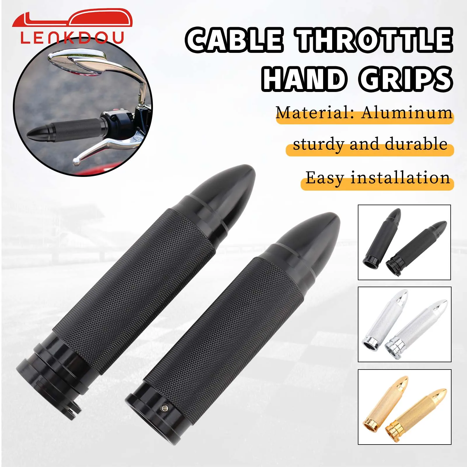 Motorcycle 25mm Bullet Handlebar Grips For Harley Touring Road King Street Glide Sportster XL 883 1200 Dyna Fat Bob Softail Slim
Motorcycle 25mm Bullet Handlebar Grips For Harley Touring Road King Street Glide Sportster XL 883 1200 Dyna Fat Bob Softail Slim