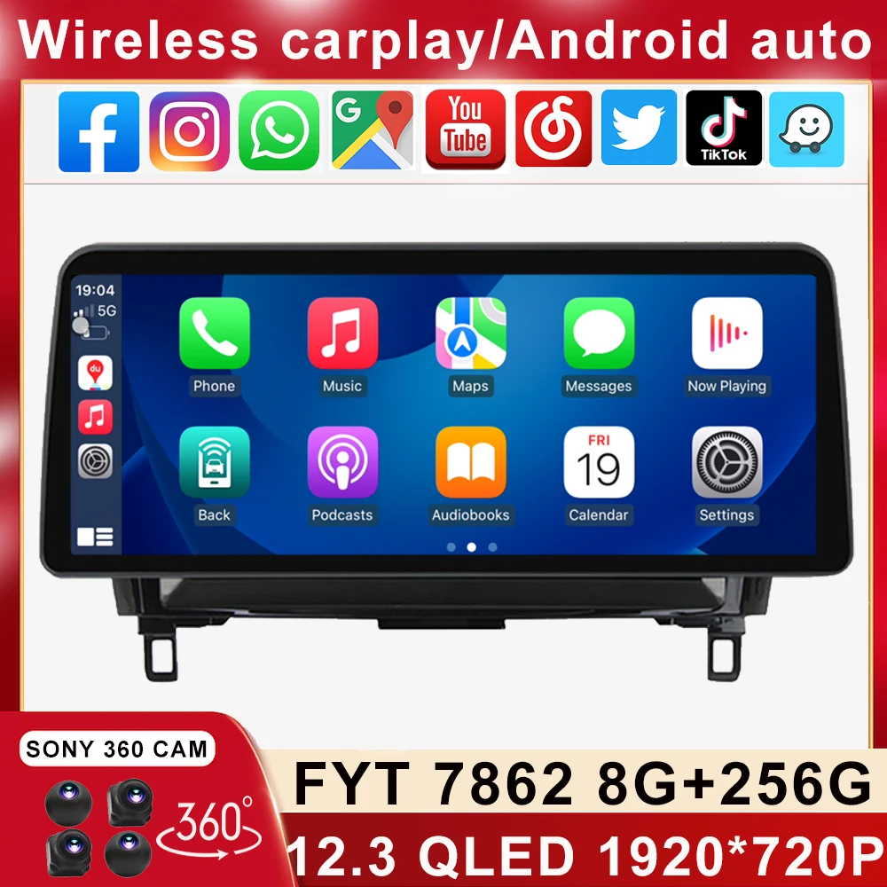 12.3" QLED Unit 2DIN For Nissan X-Trail Qashqai 2013 - 2017 Android Car Stereo Multimedia Video Player Head Unit Carplay Auto
12.3" QLED Unit 2DIN For Nissan X-Trail Qashqai 2013 - 2017 Android Car Stereo Multimedia Video Player Head Unit Carplay Auto