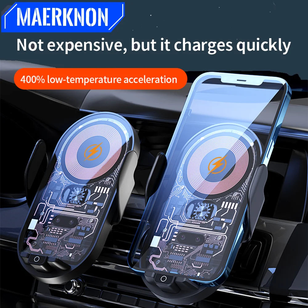 15W Wireless Charger Car Air Vent Stand Phone Holder Fast Charging Station For Samsung Note 20/10 S21 iPhone 12 13 14 Pro Max
15W Wireless Charger Car Air Vent Stand Phone Holder Fast Charging Station For Samsung Note 20/10 S21 iPhone 12 13 14 Pro Max