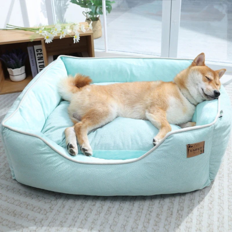 

Comfortable Pet Nest Cat Beds Thicken Pet Mats Dog Bed for Small Medium Large Pet Dogs Sofa Bed Keep Warm Kennel Sleeping Beds