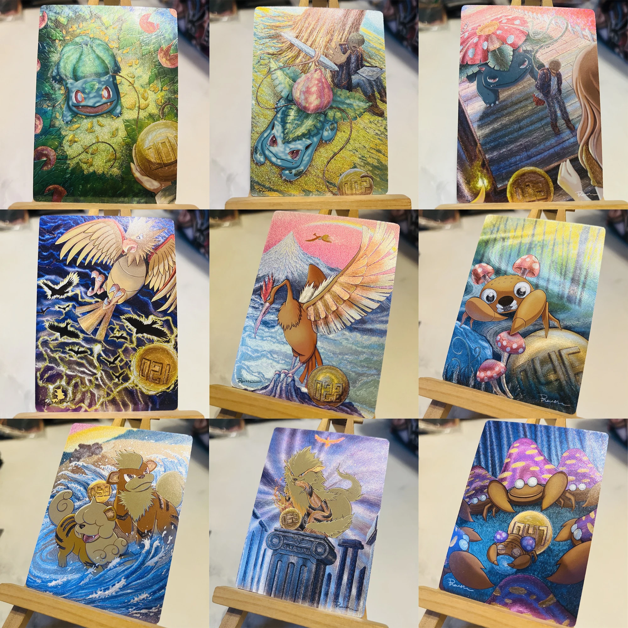 12 шт./набор PTCG первого поколения текстурированная флэш-карта Bulbasaur Venusaur Классический Аниме игровая коллекция карт Diy Подарочная игрушка
12 шт./набор PTCG первого поколения текстурированная флэш-карта Bulbasaur Venusaur Классический Аниме игровая коллекция карт Diy Подарочная игрушка