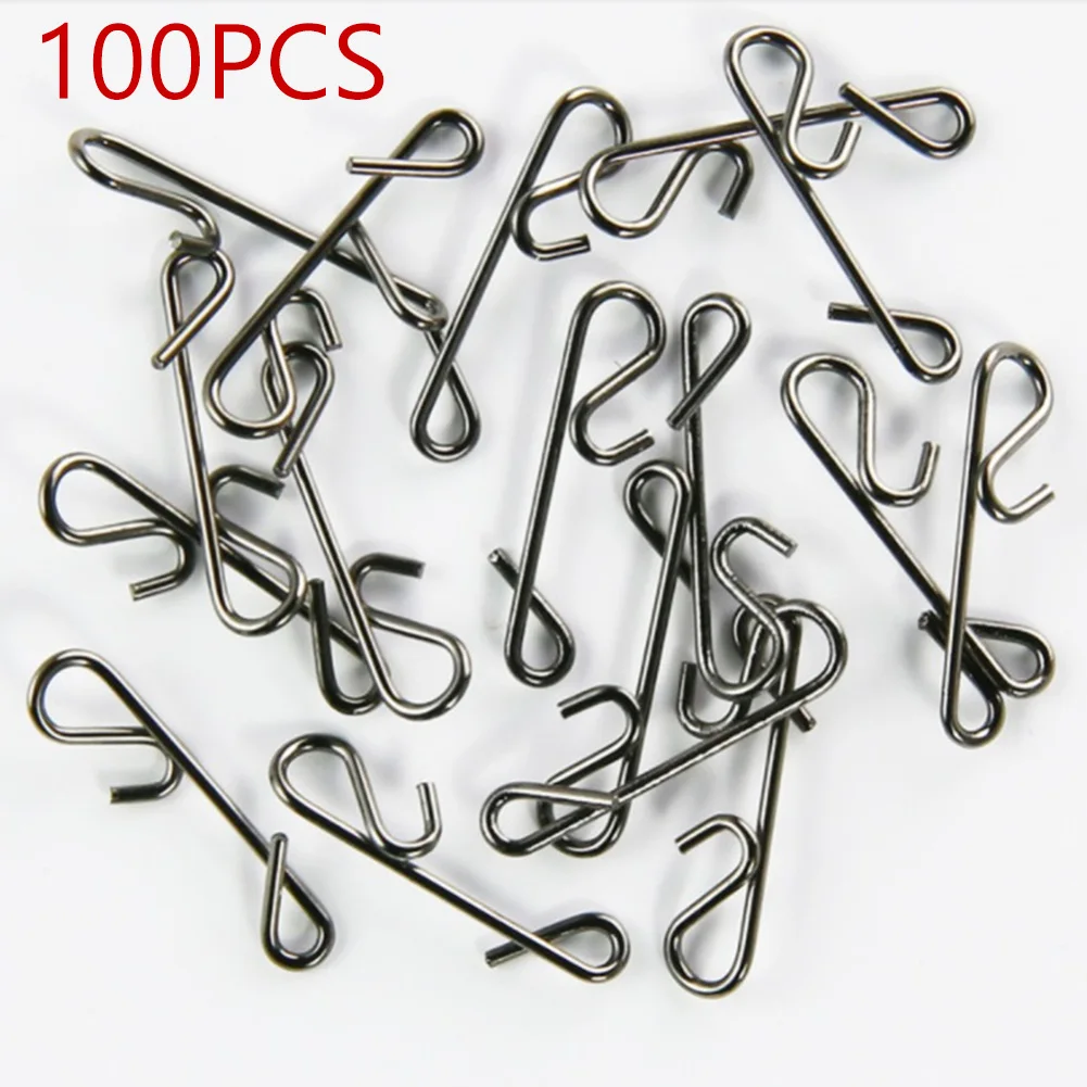 Durable High Quality Practical Fishing Swivel Snap Silver Swivels 100pcs Clips Connector Knotless S M L XL XXL
Durable High Quality Practical Fishing Swivel Snap Silver Swivels 100pcs Clips Connector Knotless S M L XL XXL