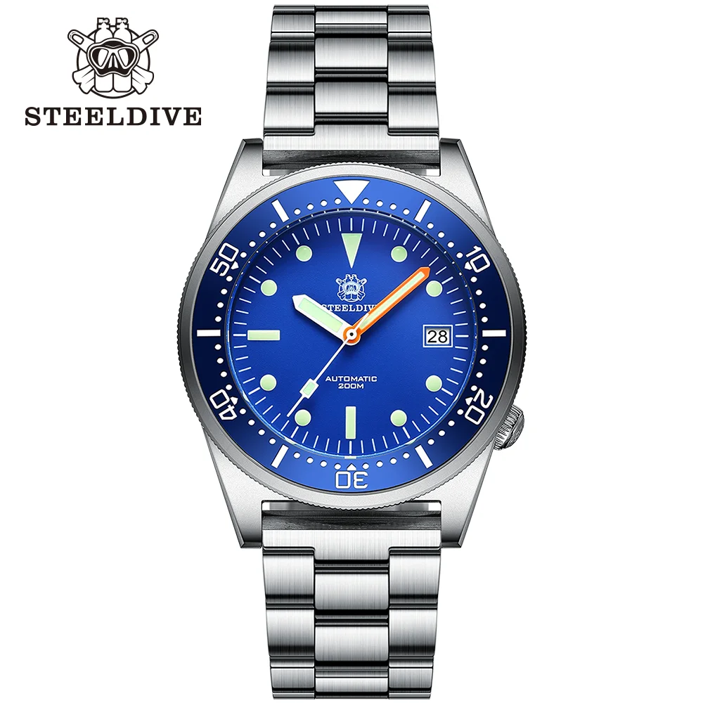 SD1979 Upgraded Version 2020 Steeldive Signed Crown Ceramic Bezel 200m Water Resistant Mens Dive Watch
SD1979 Upgraded Version 2020 Steeldive Signed Crown Ceramic Bezel 200m Water Resistant Mens Dive Watch