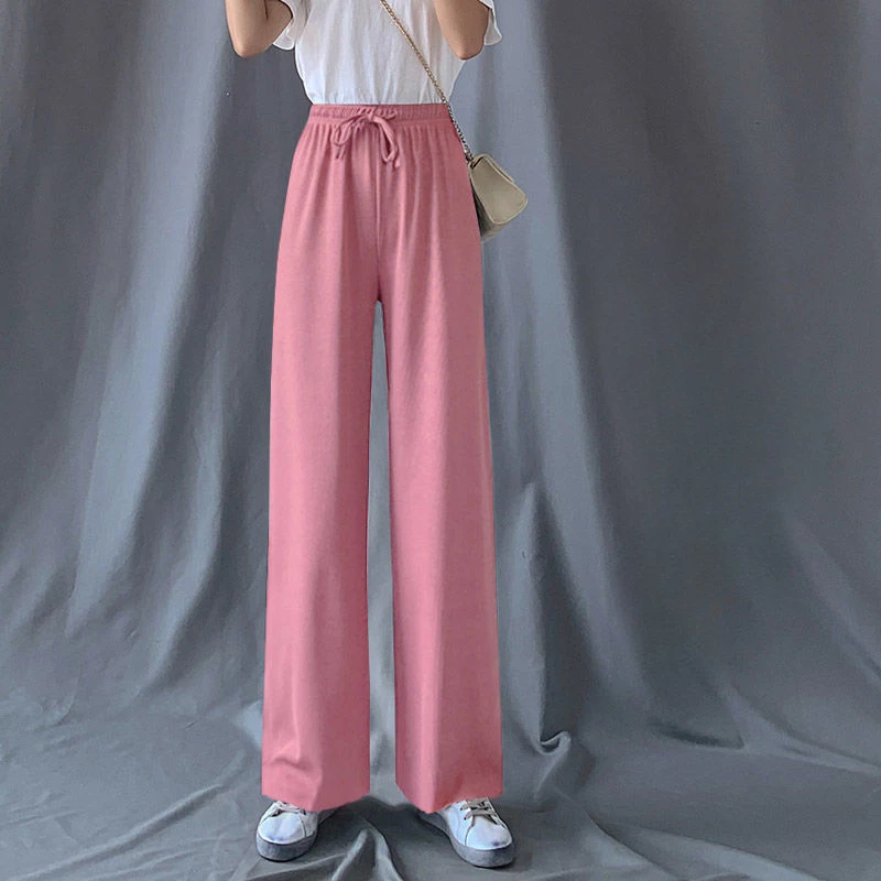 2023 New Women Pants Trousers Ice Silk Wide-Leg Pants Thin Loose-Fitting Mopping Pants Slimming Large Size Casual Pants
2023 New Women Pants Trousers Ice Silk Wide-Leg Pants Thin Loose-Fitting Mopping Pants Slimming Large Size Casual Pants