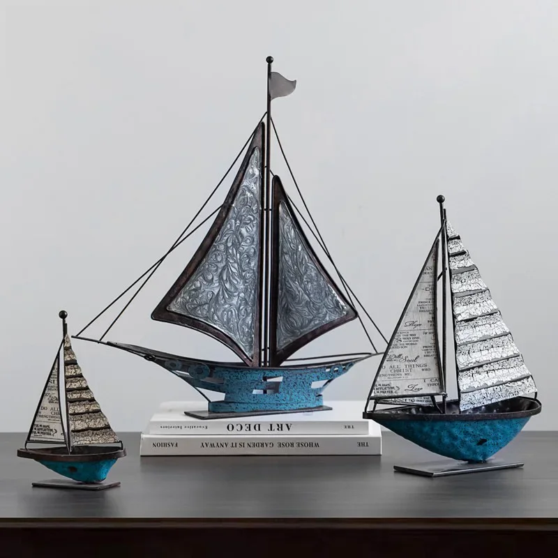 Nordic Iron Art Sailboat Decoration Office Desk Bookshelf Living Room TV Cabinet Home Decoration
Nordic Iron Art Sailboat Decoration Office Desk Bookshelf Living Room TV Cabinet Home Decoration