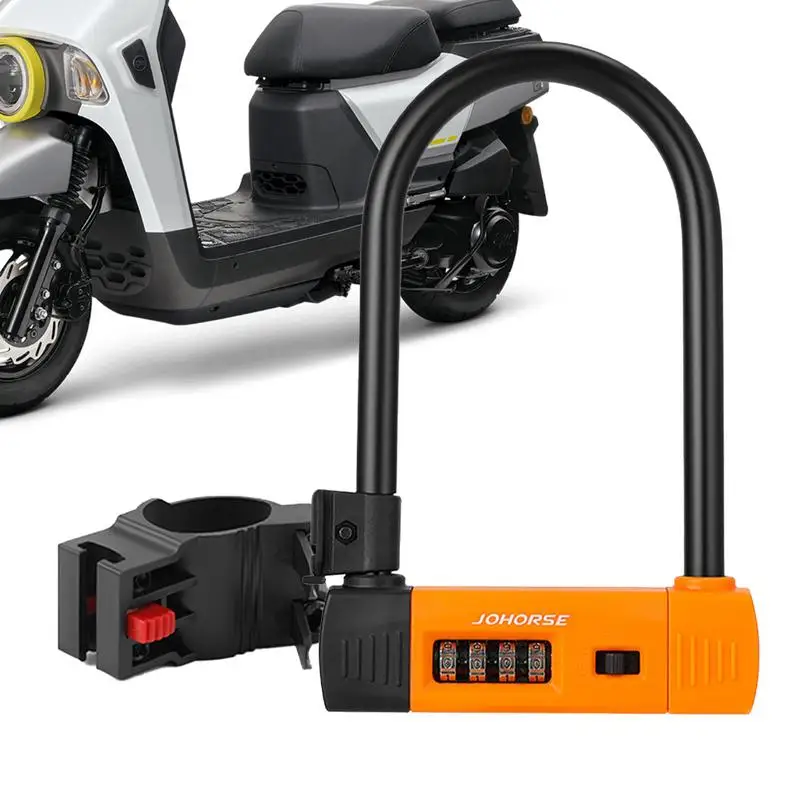 Bike U-Lock Combo Bike Combination U Lock Paddle Lock Heavy Duty Anti-Theft Bicycle U Lock With 4-Digit Resettable Combination
Bike U-Lock Combo Bike Combination U Lock Paddle Lock Heavy Duty Anti-Theft Bicycle U Lock With 4-Digit Resettable Combination