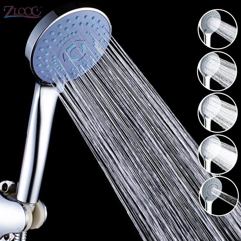 Zloog Shower Head Rainfall Handheld Sprinkle 5 Modes Adjustable Cheap High Pressure Shower Nozzle Bathroom Accessories
Zloog Shower Head Rainfall Handheld Sprinkle 5 Modes Adjustable Cheap High Pressure Shower Nozzle Bathroom Accessories
