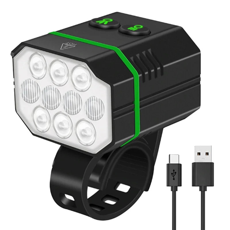 1500Lm IP67 Waterproof Fast Charge Bike Headlights Bicycle Front Light Aluminum Alloy Equipment
1500Lm IP67 Waterproof Fast Charge Bike Headlights Bicycle Front Light Aluminum Alloy Equipment