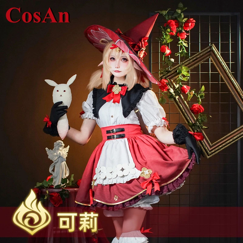 CosAn Game Genshin Impact Klee Cosplay Costume Little Witch Lovely Lolita Dress Female Activity Party Role Play Clothing New
CosAn Game Genshin Impact Klee Cosplay Costume Little Witch Lovely Lolita Dress Female Activity Party Role Play Clothing New