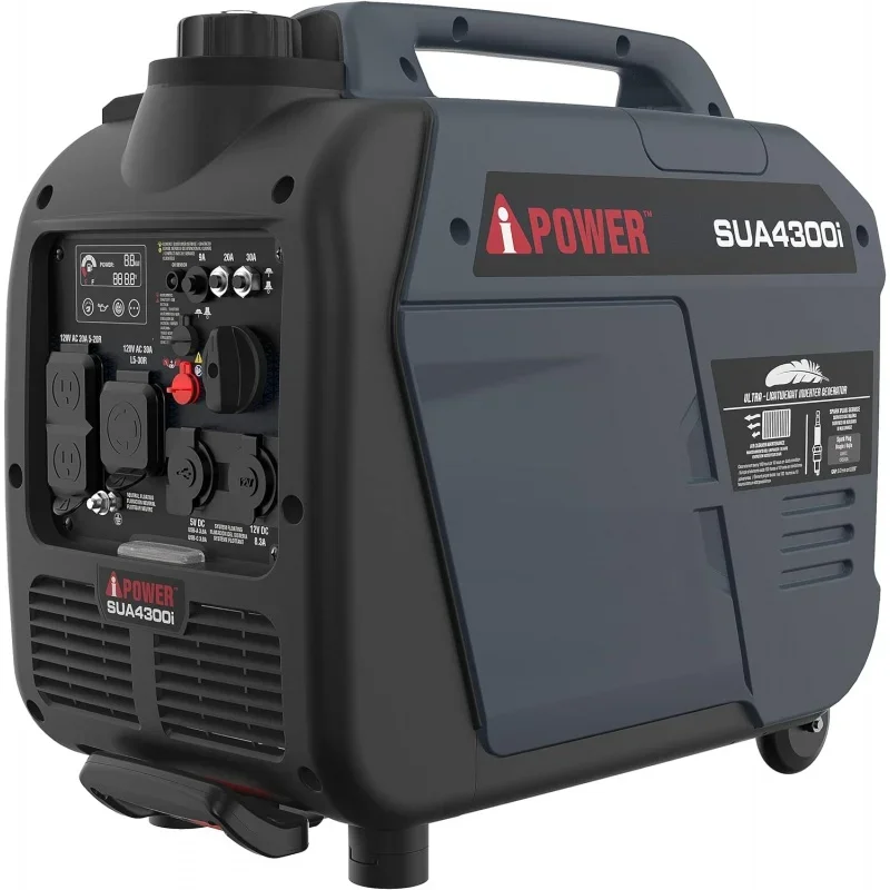 Портативный инверторный генератор газа A-iPower, 4300 Вт RV Ready, EPA & CARB совместимый датчик CO, портативный фотовес с Telesco
Портативный инверторный генератор газа A-iPower, 4300 Вт RV Ready, EPA & CARB совместимый датчик CO, портативный фотовес с Telesco