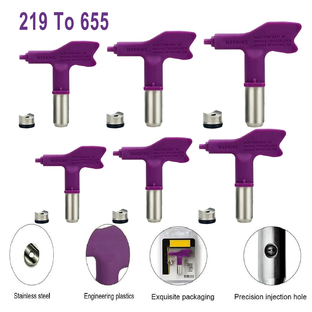 1pc Purple Spray Tip Tungsten Steel Power Tool Accessories Suitable For Spraying Paint Coating Latex Paint Putty
1pc Purple Spray Tip Tungsten Steel Power Tool Accessories Suitable For Spraying Paint Coating Latex Paint Putty