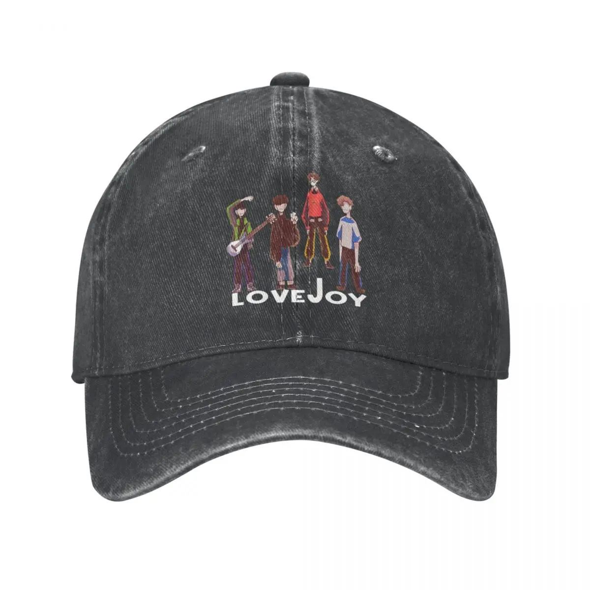 Бейсболки Lovejoy Band, Мультяшные аксессуары для мужчин и женщин, Потертая джинсовая винтажная мягкая Кепка в стиле поп-панк
Бейсболки Lovejoy Band, Мультяшные аксессуары для мужчин и женщин, Потертая джинсовая винтажная мягкая Кепка в стиле поп-панк