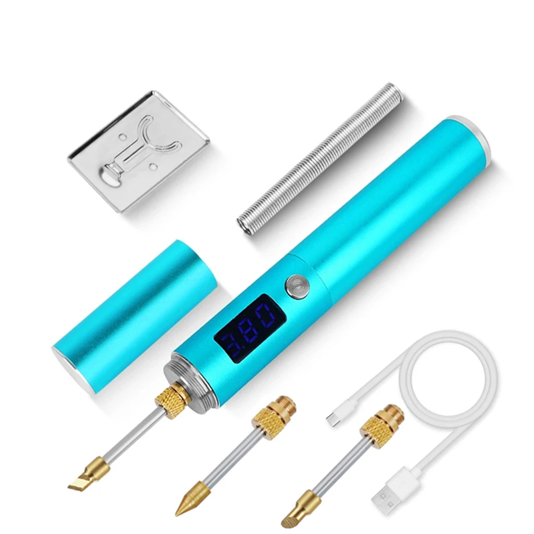 F50 Cordless Soldering Iron High-power Soldering Tool Professional Portable Rechargeable LED display Wirless Welding Tool
F50 Cordless Soldering Iron High-power Soldering Tool Professional Portable Rechargeable LED display Wirless Welding Tool