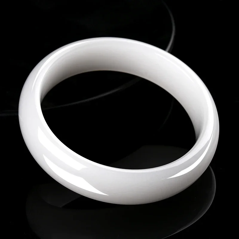 Natural hetian white jade bangle for women handmade jadeite bangles bracelets jade bangle certified jewelry
Natural hetian white jade bangle for women handmade jadeite bangles bracelets jade bangle certified jewelry