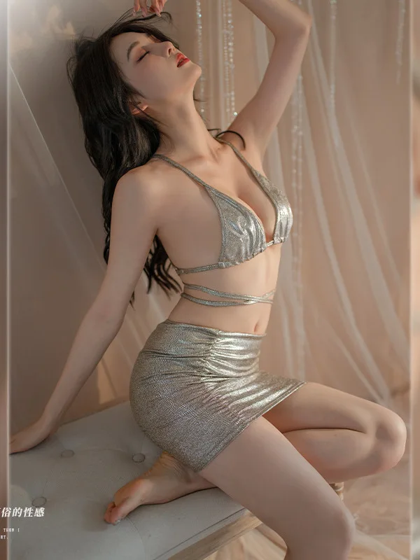 Sexy Nightclub Cute Wrap Hip Passionate Tight Skirt Set Women Sheer V Neck Backless Fashion Erotic Strap Tops Sheer Bold 9RGV
Sexy Nightclub Cute Wrap Hip Passionate Tight Skirt Set Women Sheer V Neck Backless Fashion Erotic Strap Tops Sheer Bold 9RGV